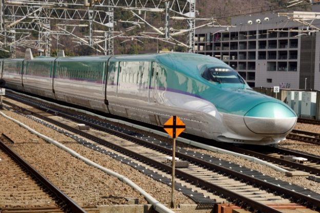 Bullet train from Tokyo to Hokkaido